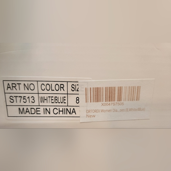 ORTOREX Women Diabetic Orthopedic Walking Tennis Shoes White Size 8 Comfortable - Picture 7 of 7